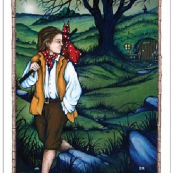 he Hobbit Tarot Deck Out of Print Rare NEW SEALED Collectors Deck - Picture 2 of 7